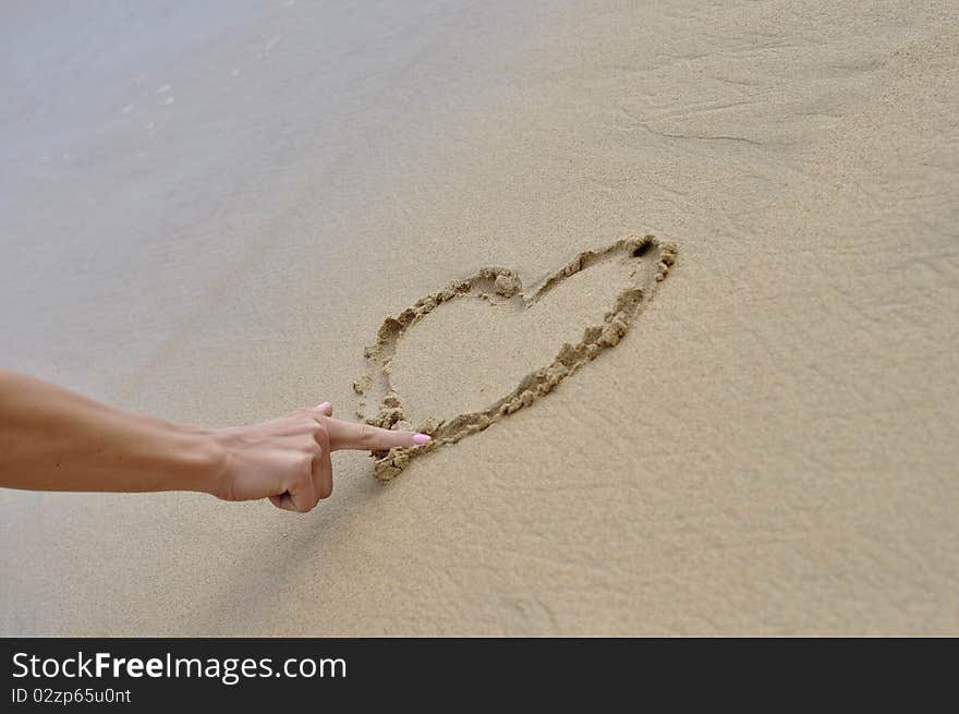 Heart On The Sand