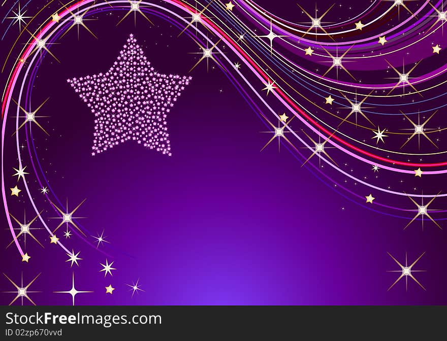 Illustration of a christmas background. Illustration of a christmas background