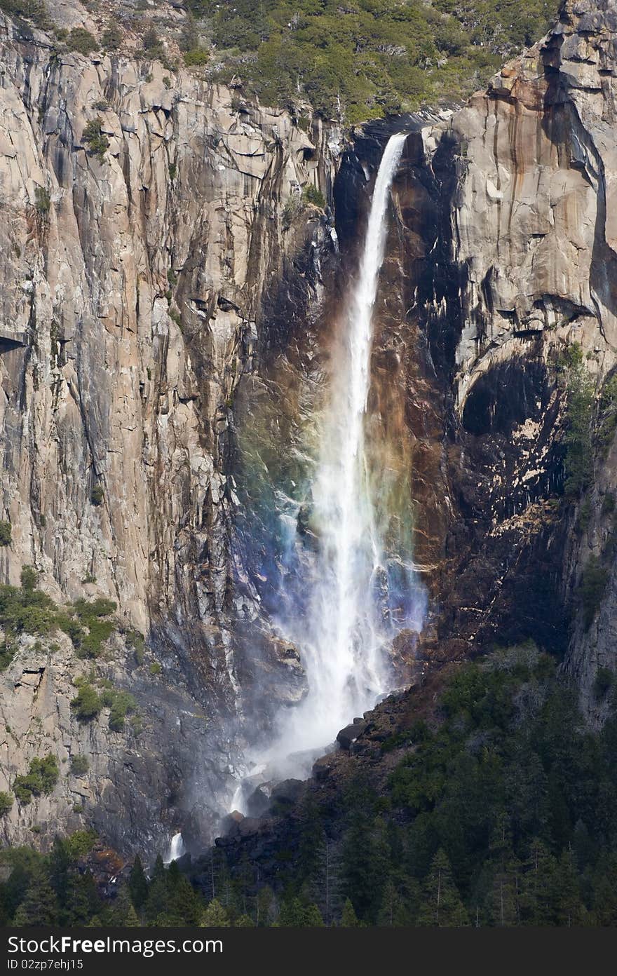 Yosemite Rainbow Waterfall