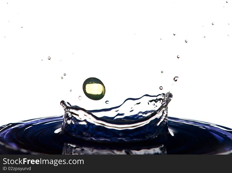 Water splahes on white background. Water splahes on white background