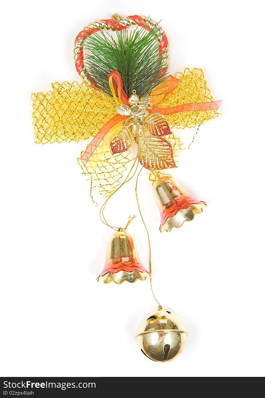 Christmas Bells Decoration Isolated