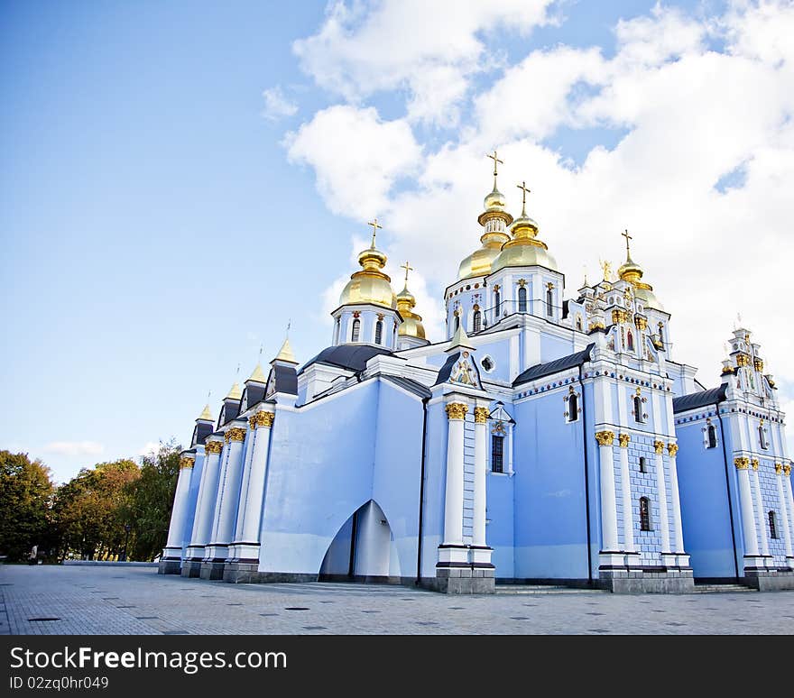 Saint Michael's cathedral in Kiev, Ukraine