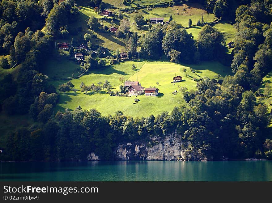 Houses over the lake