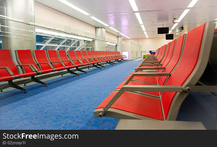 Lounge at the airport