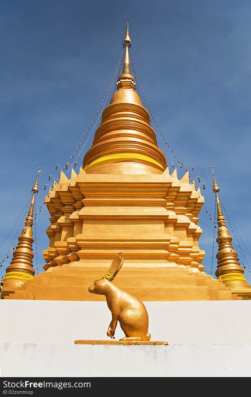 Thai temple in Thailand