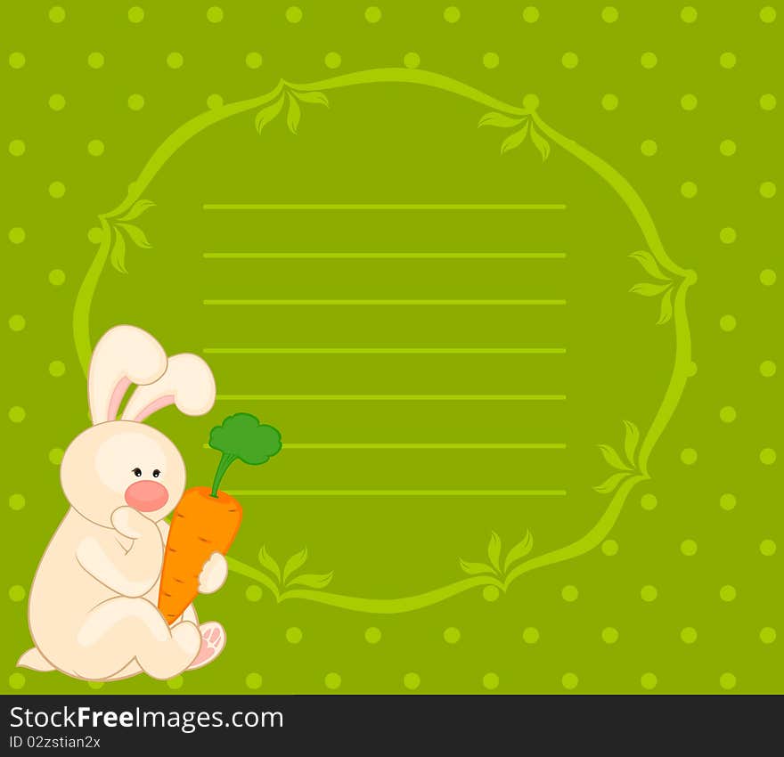 Bunny With Carrot