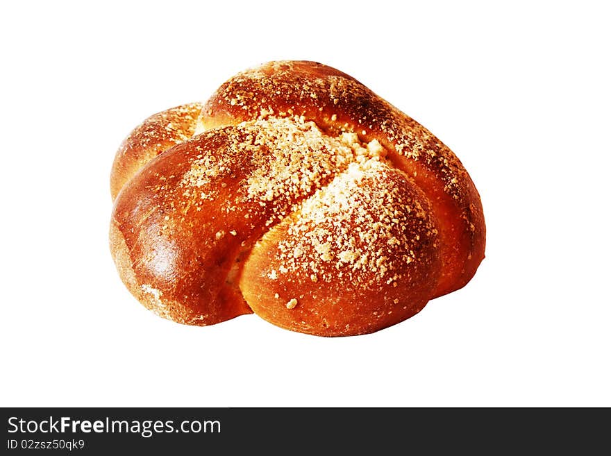 Fresh baked bread isolated