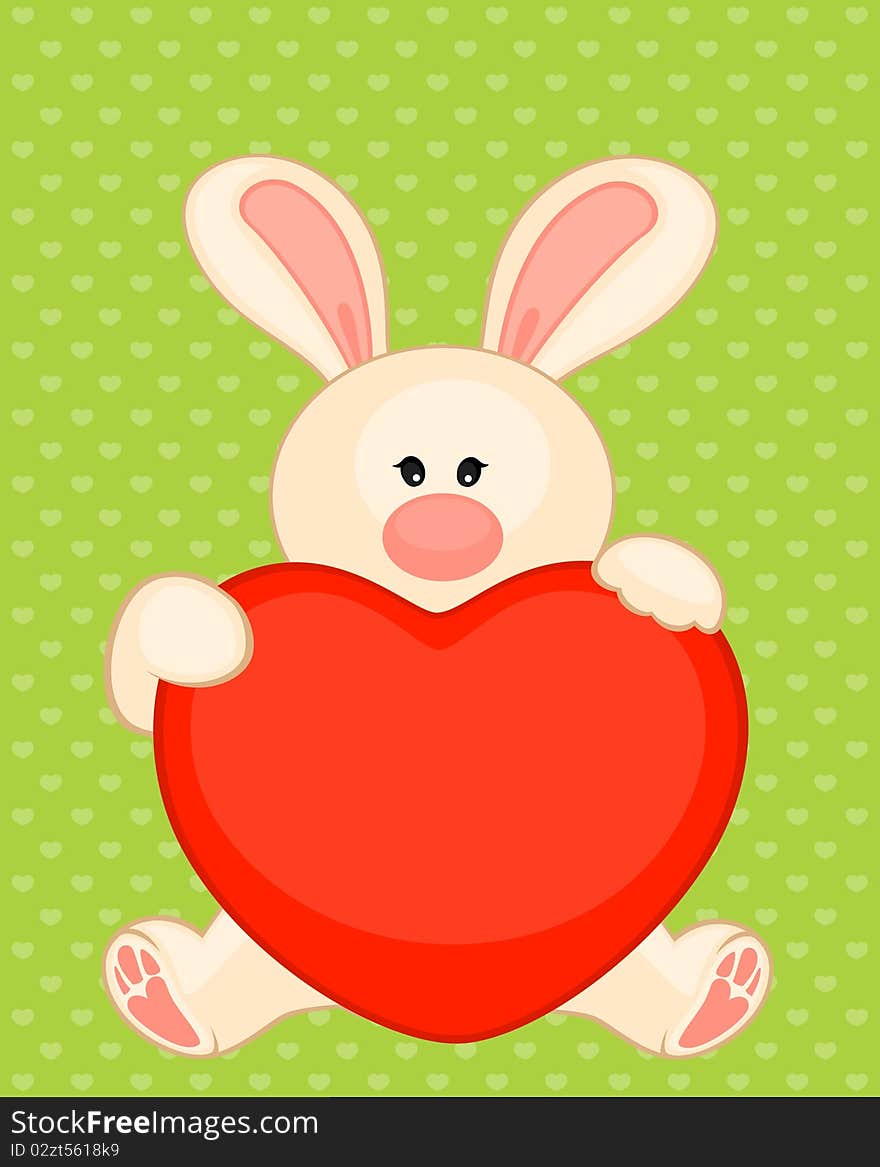 Bunny With Heart