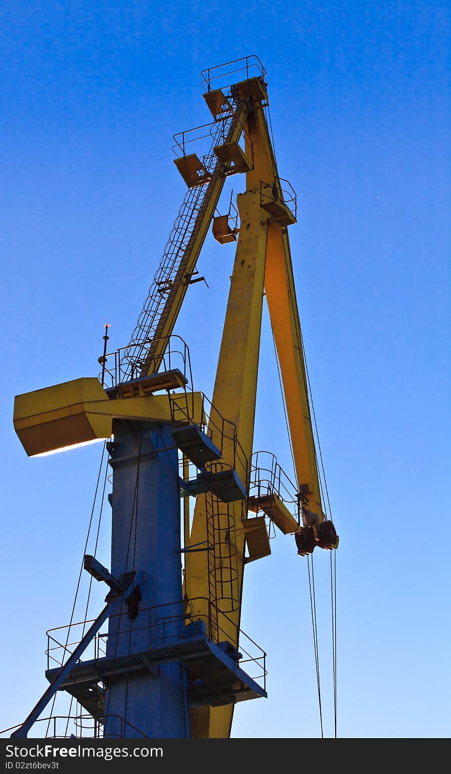 Port cranes