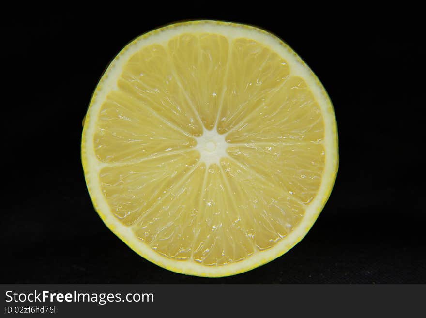 Lemon On Black