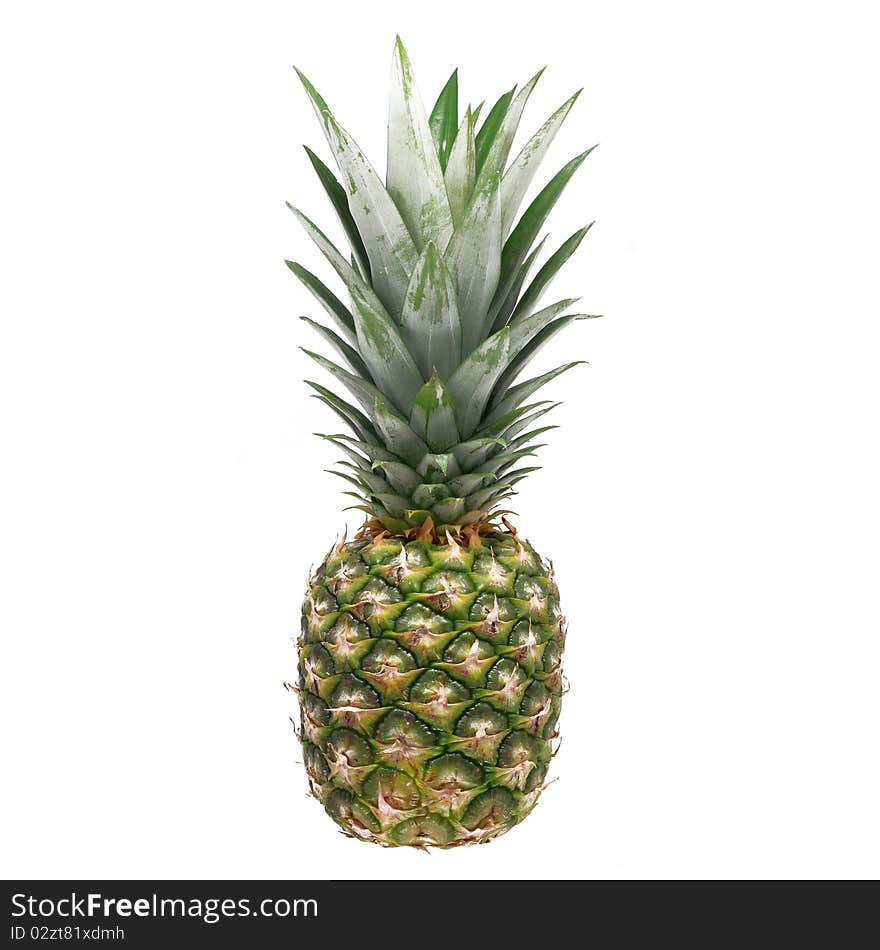 Pineapple isolated on white background