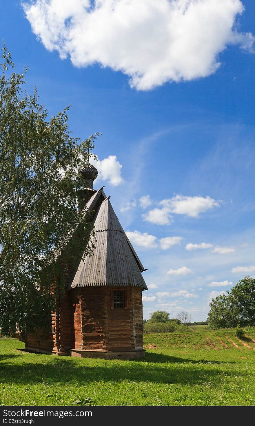 Old Wooden Russian House