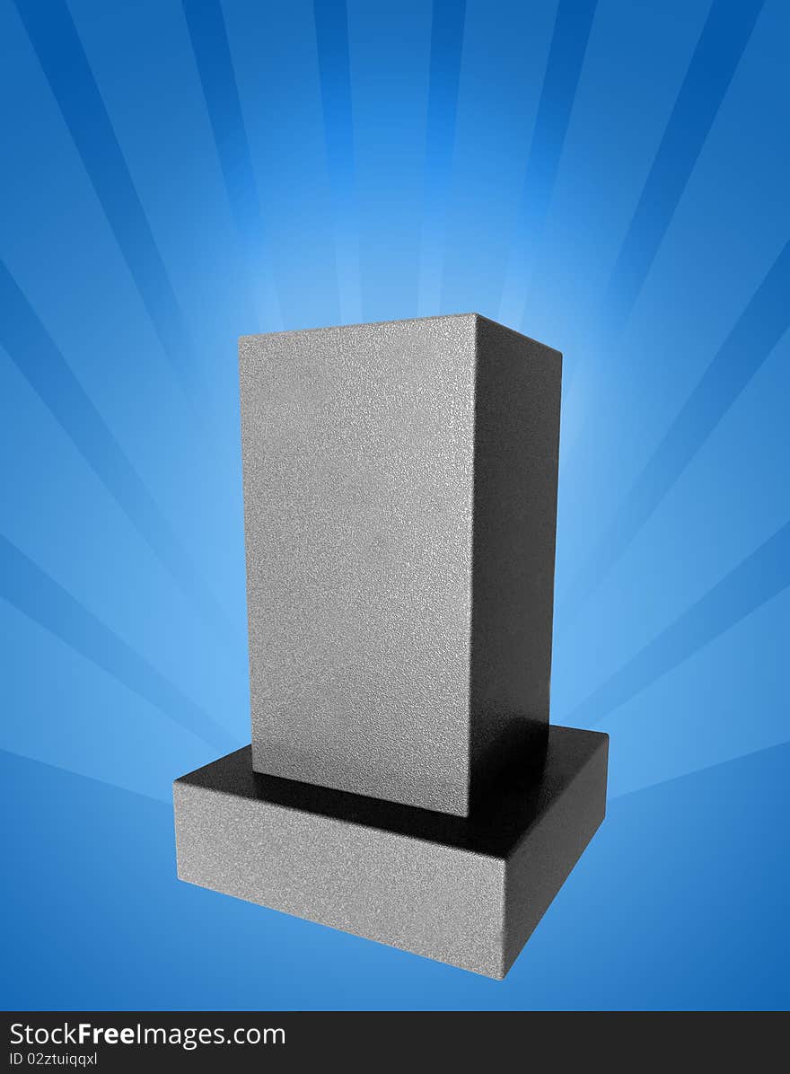 Marble base award platform