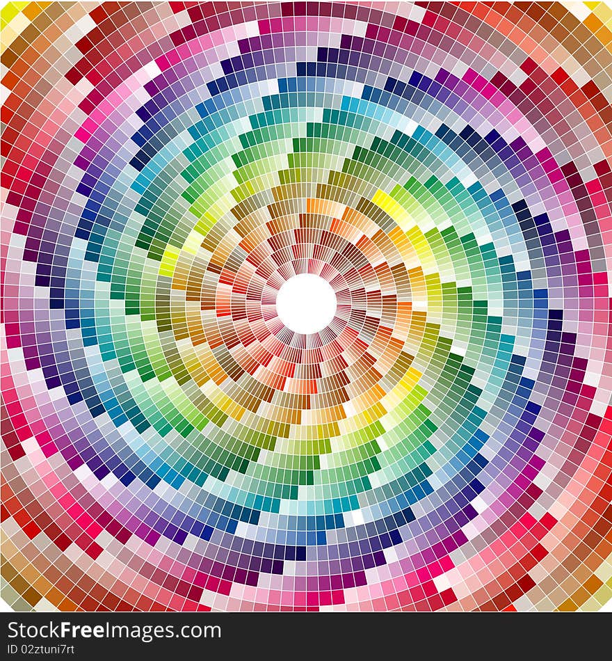 Abstract swirl/grid background with rainbow colors. Abstract swirl/grid background with rainbow colors