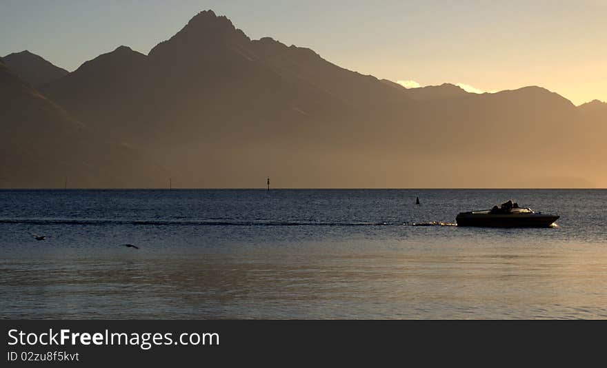 Dusk Lake Wakatipu