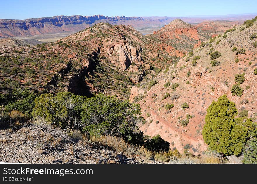 Moab Valley from La Sal Mountain Overlook