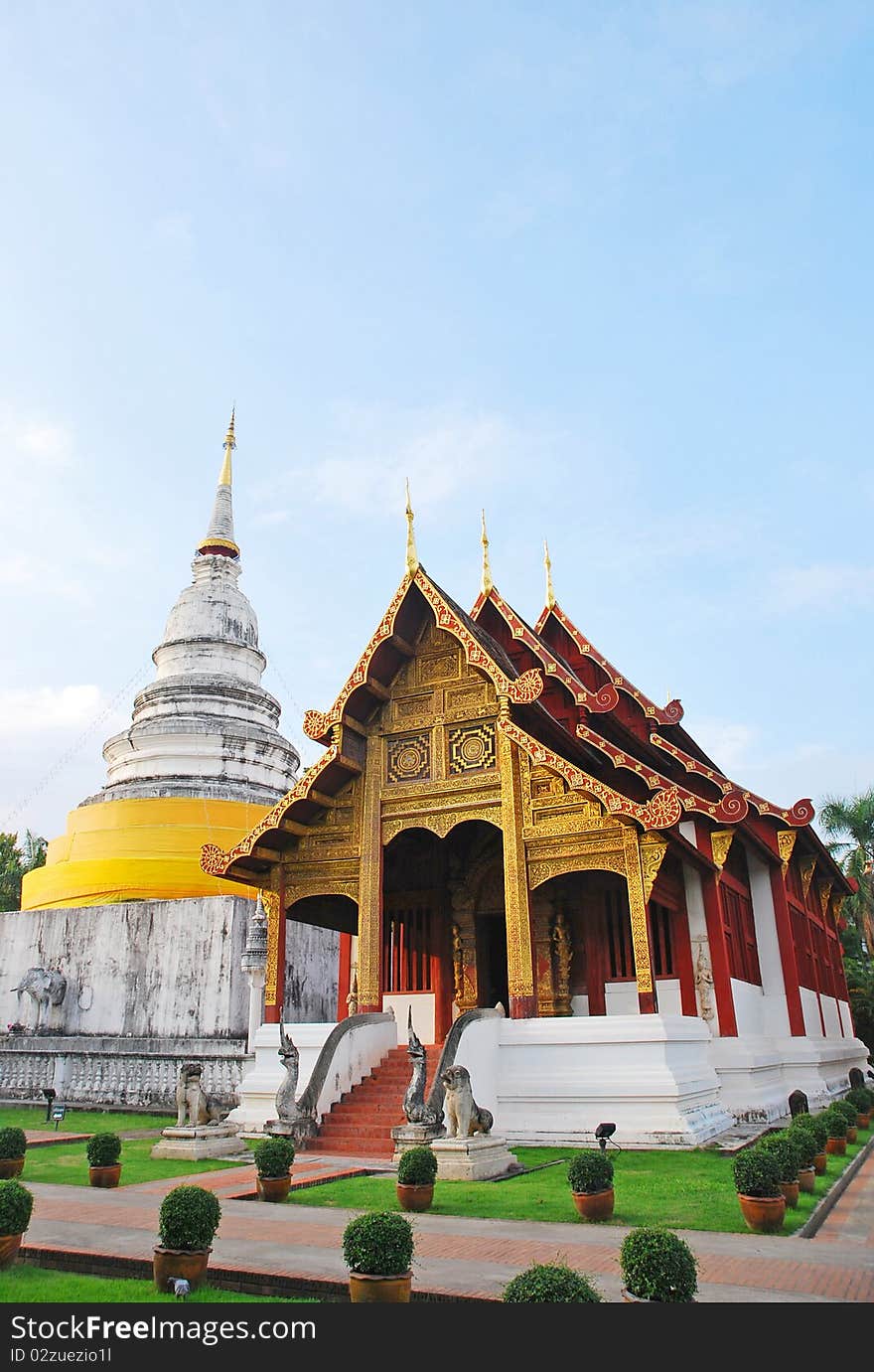 Temple in Chiangmai Thailand