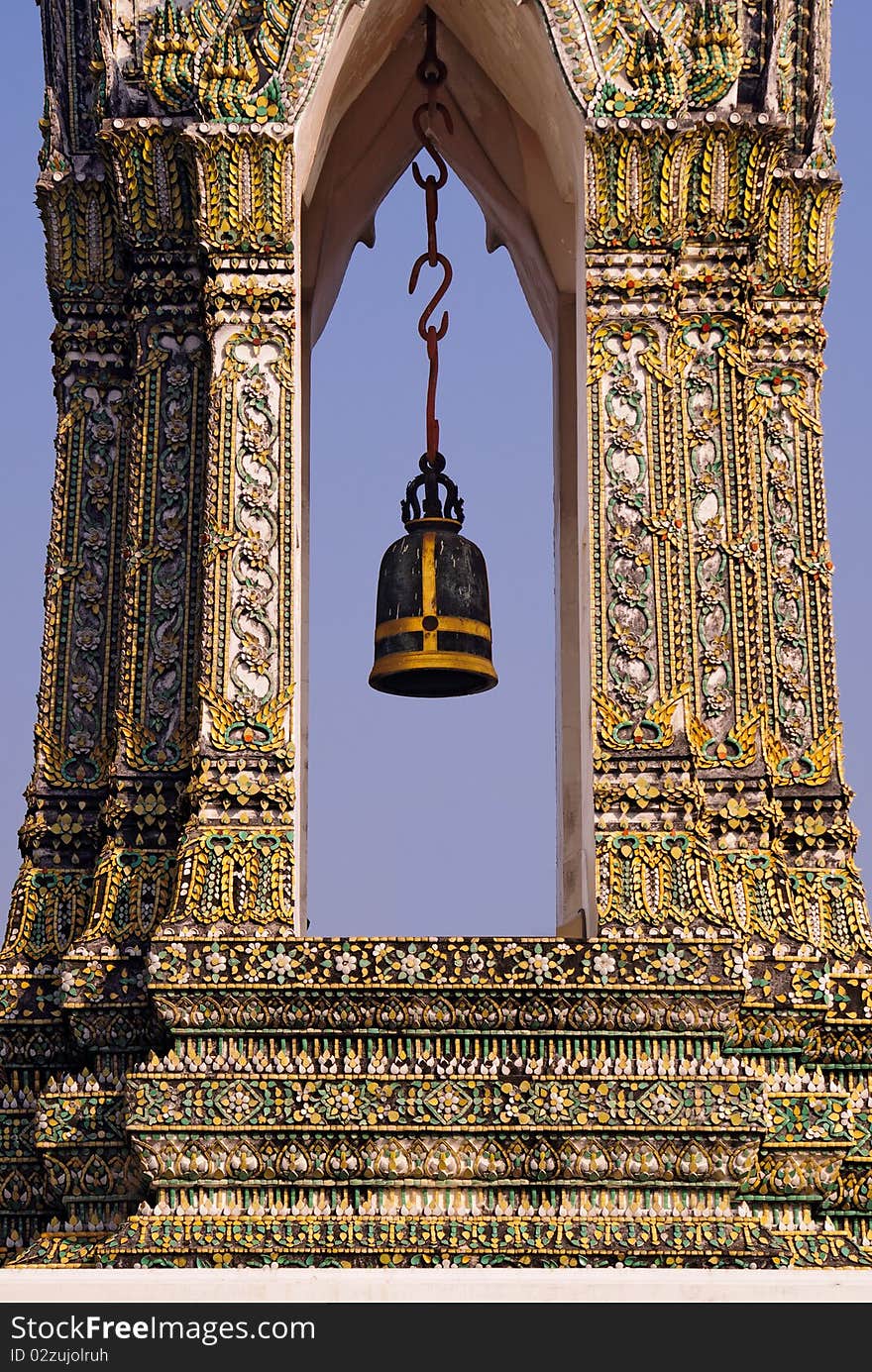 Ceremonial Bell At Wat Po