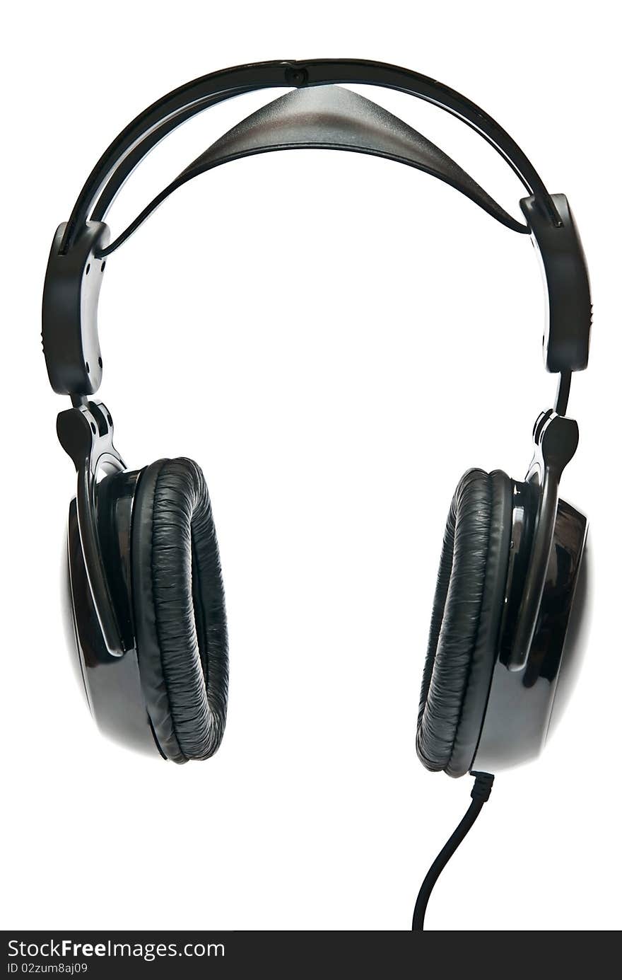 Black headphones