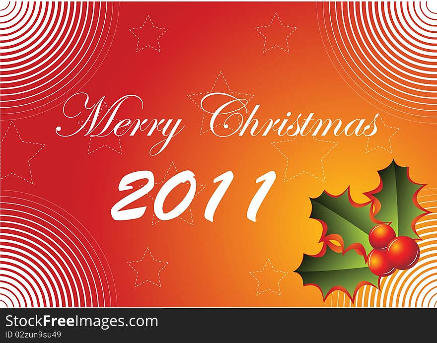 Illustration contains the image of christmas greeting