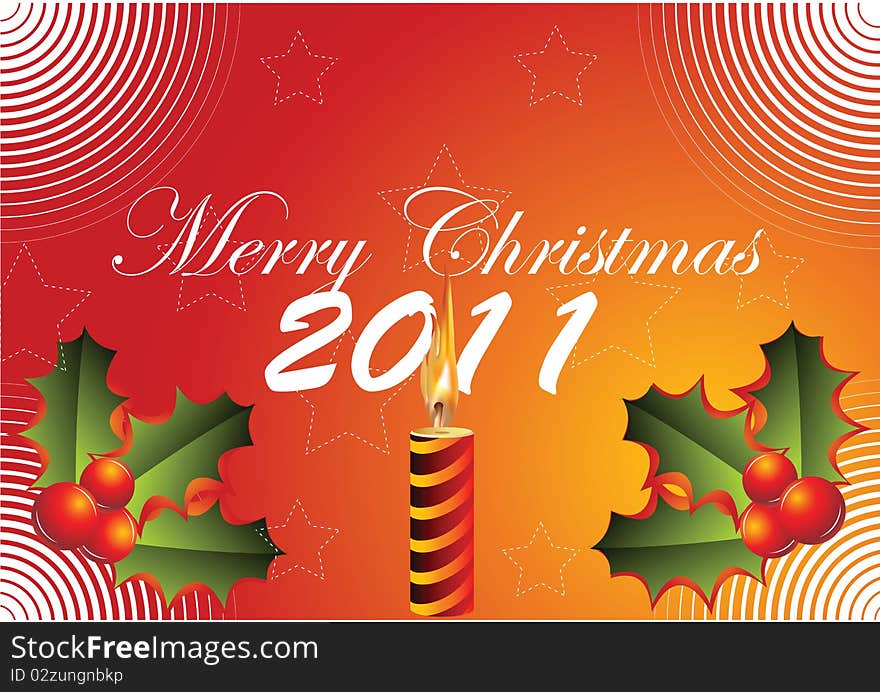 Illustration contains the image of christmas greeting