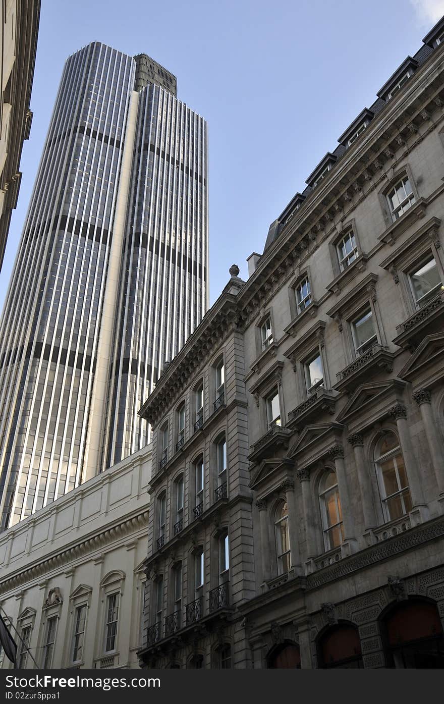 Tower 42, also known as the NatWest building in the City of London