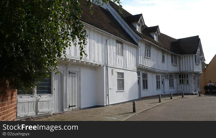 The Lavenham Guildhall is a Tudor building in the heart of the remarkably preserved medieval village of Lavenham. It is a stunning early 16th-century timber-framed building, operated by the National Trust