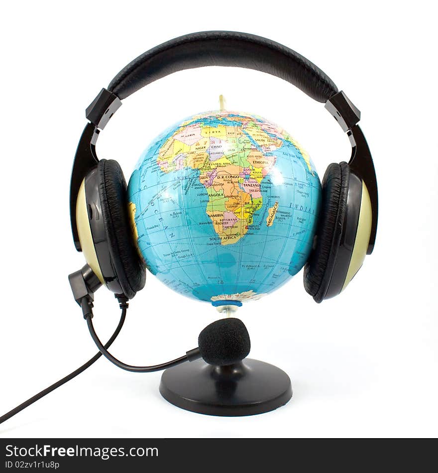 Globe And Headphone