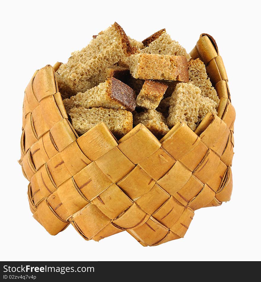 Rusks In Small Birch-bark Box