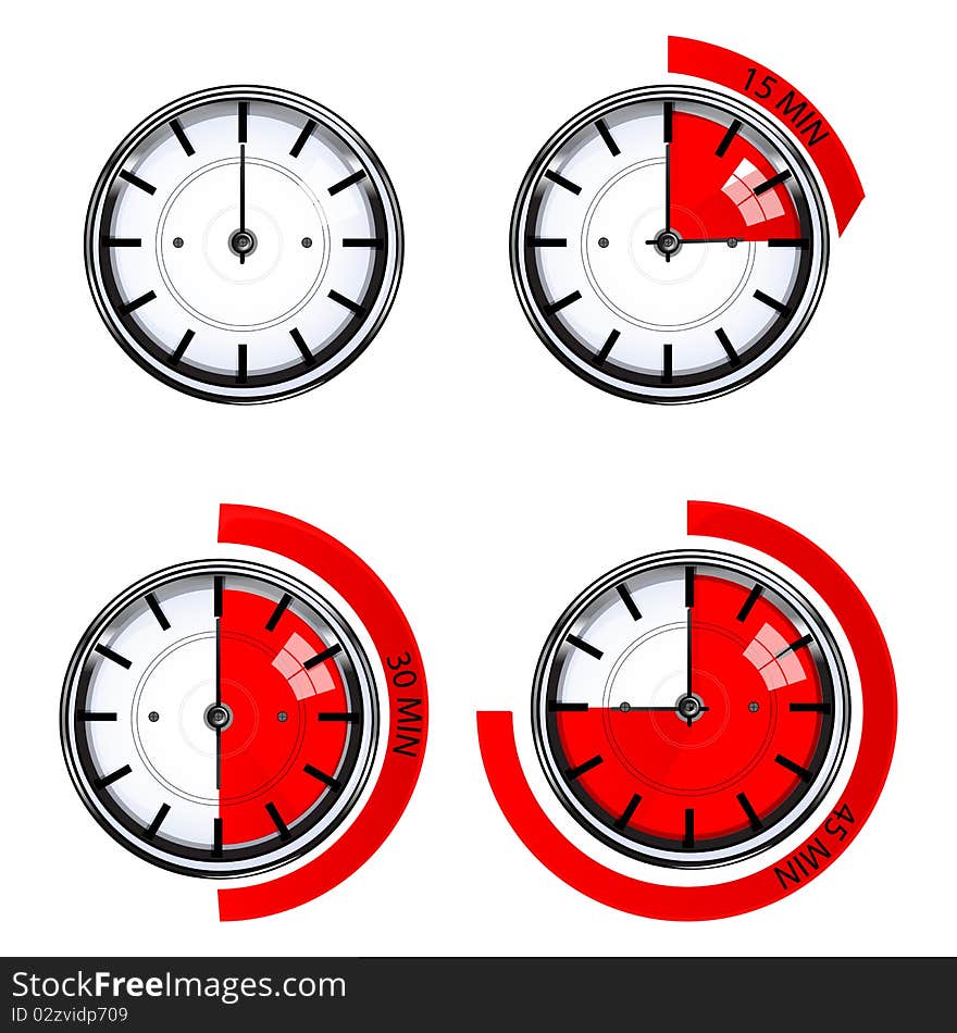 Illustration of function of watch