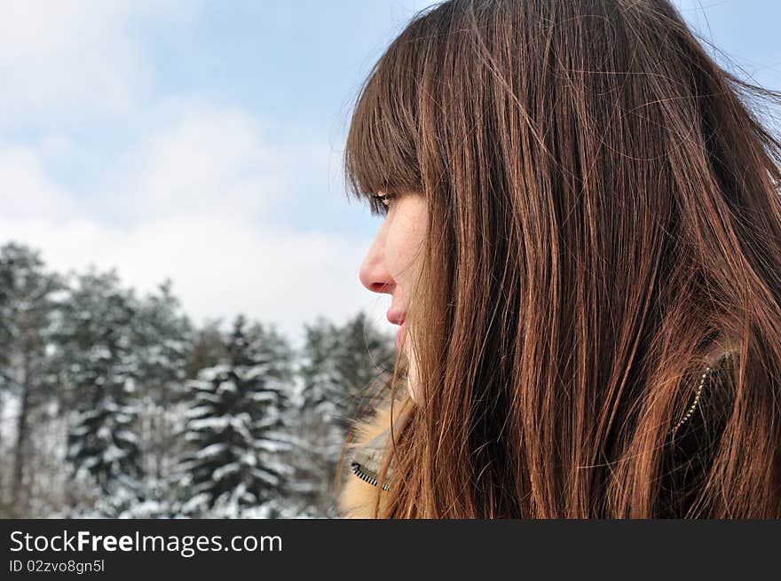 Young Women Looking Afar