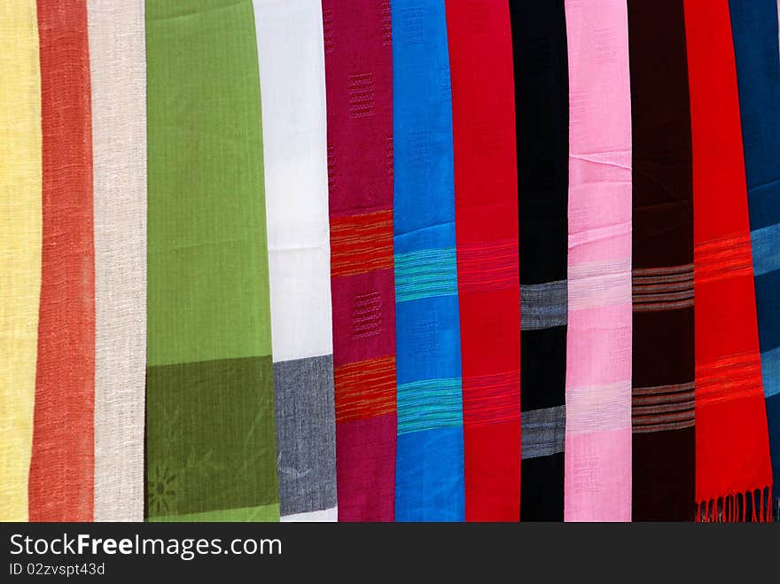 Laos handmade textile pattern