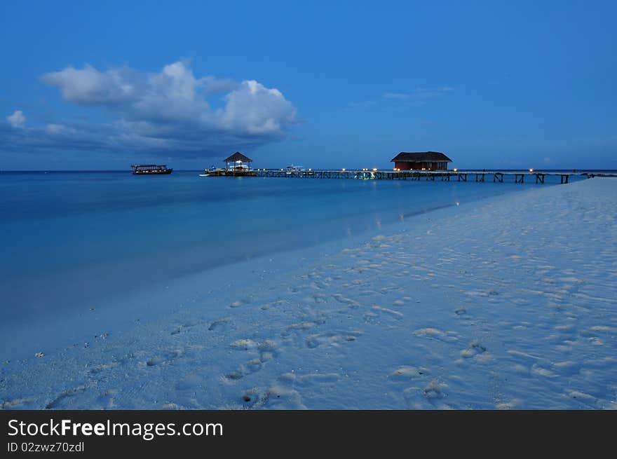 Mirihi Island Resort in the Indian Ocean on the Ma