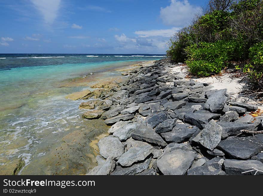 Mirihi Island Resort in the Indian Ocean on the Ma