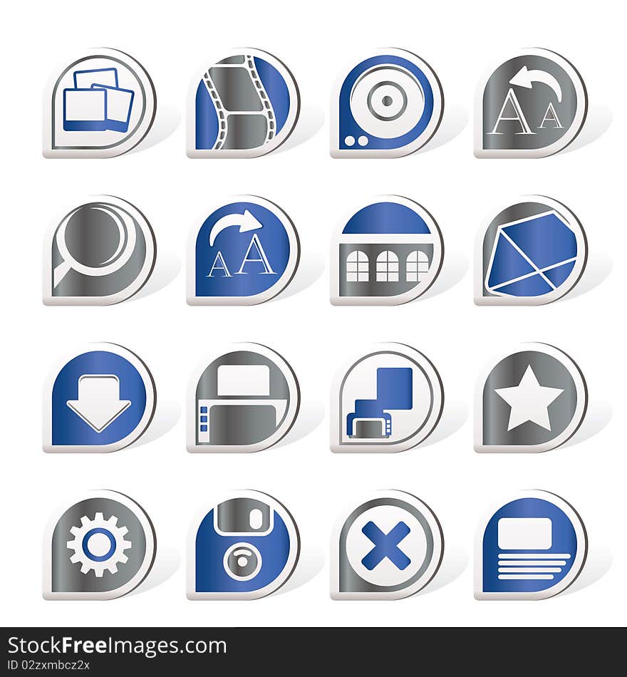 Internet and Website Icons