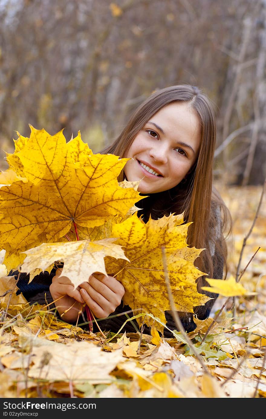 Portrait of smiling girl