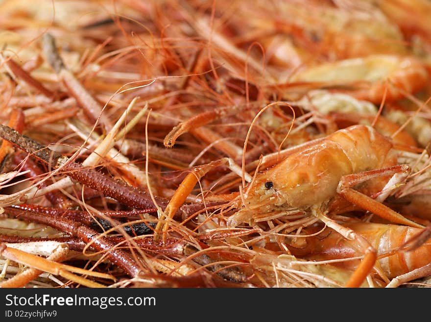 Delicious grilled shrimp for a large party feast