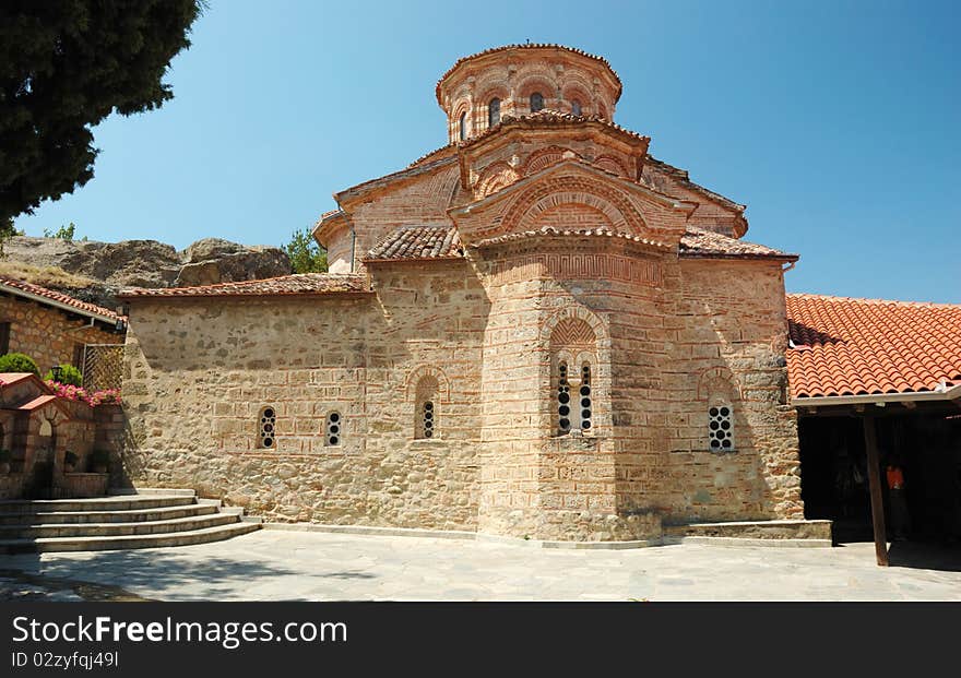 Church of Roussanou monastery,Meteora,Greece,Balkans, meteora complex is famous greek unesco heritage site