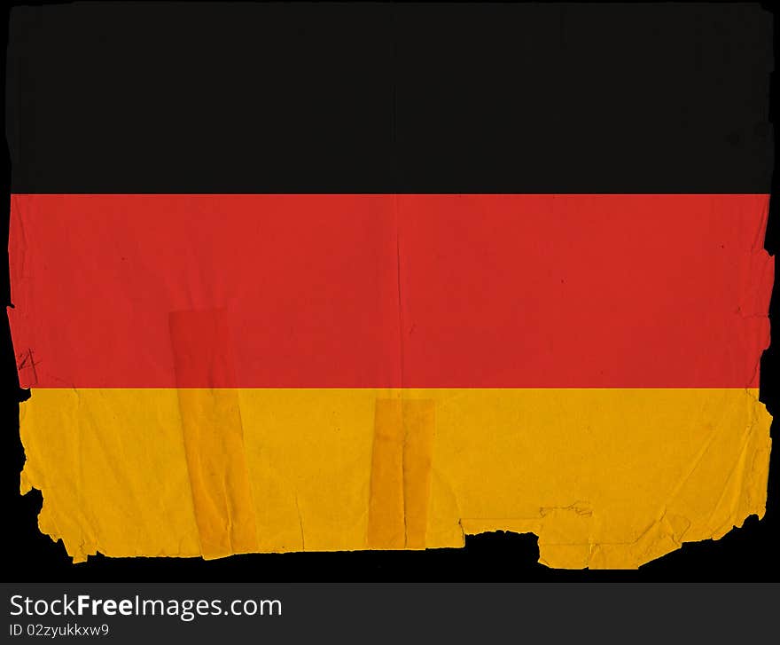 Old Vintage Flag Germany