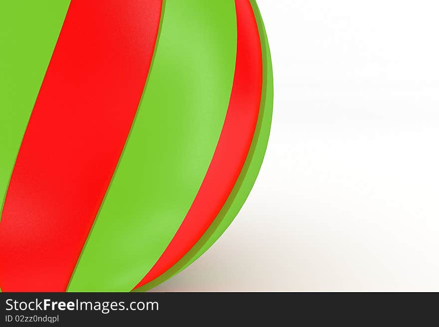 3D abstract background sphere ball