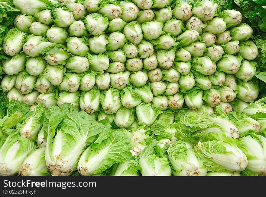 Chinese Cabbage On The Truck