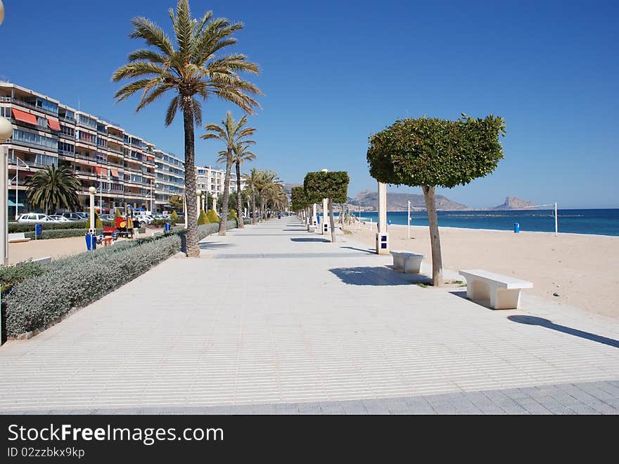 Altea Beach boulevard