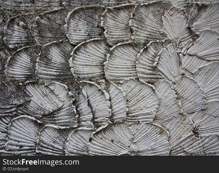 Detail of cement wall background texture