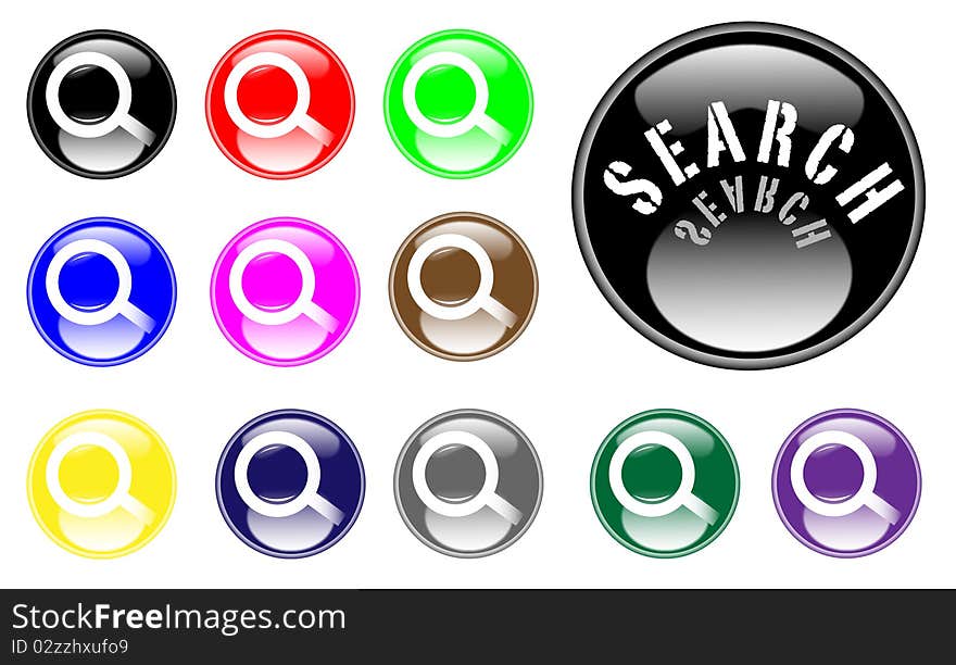 Some search icon be painted different colors