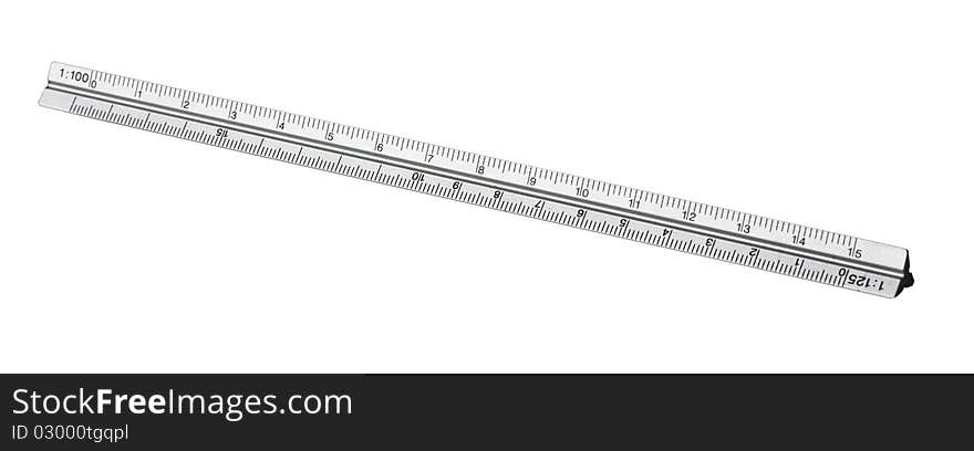 Tailor grey metal scale rule