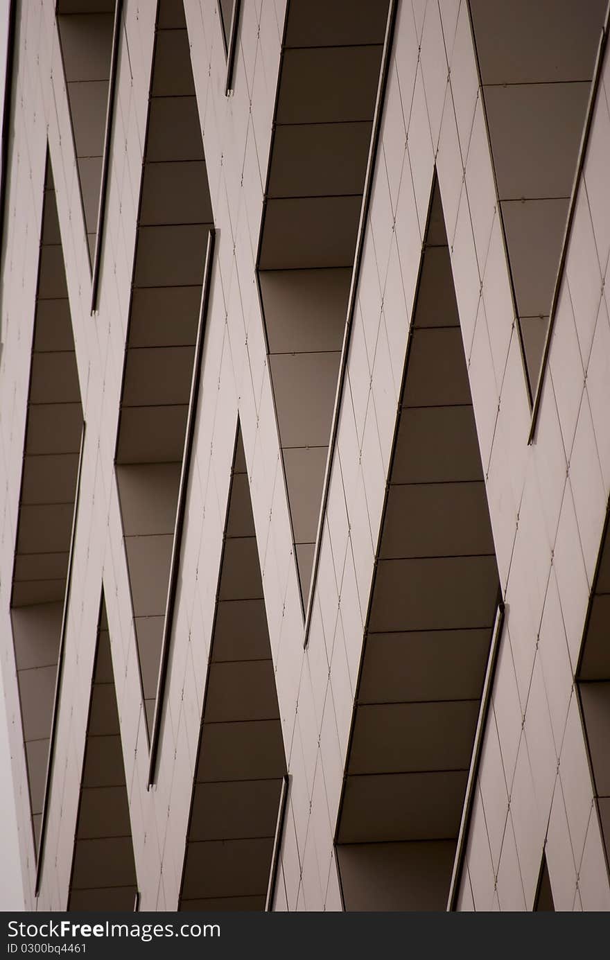 The Windows Of A Modern Building.