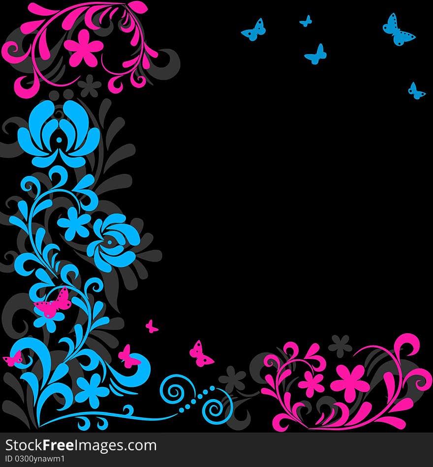 Soft floral background