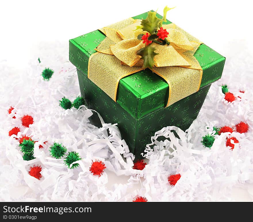 Festive Green Christmas Gift