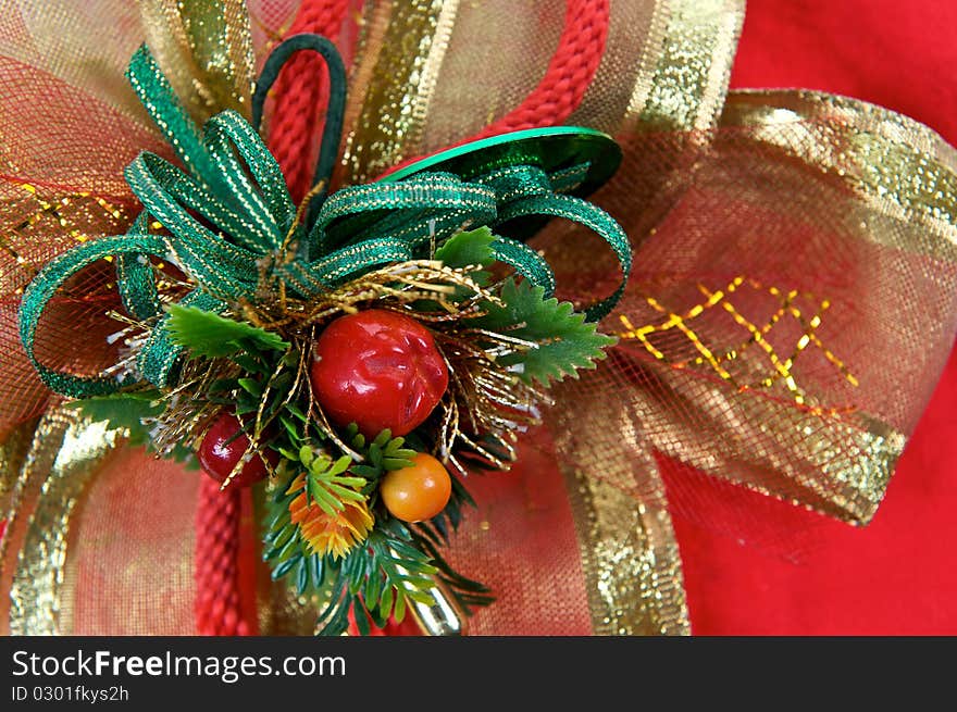 Christmas Decoration on white background