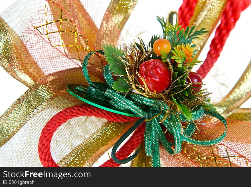 Christmas Decoration on white background